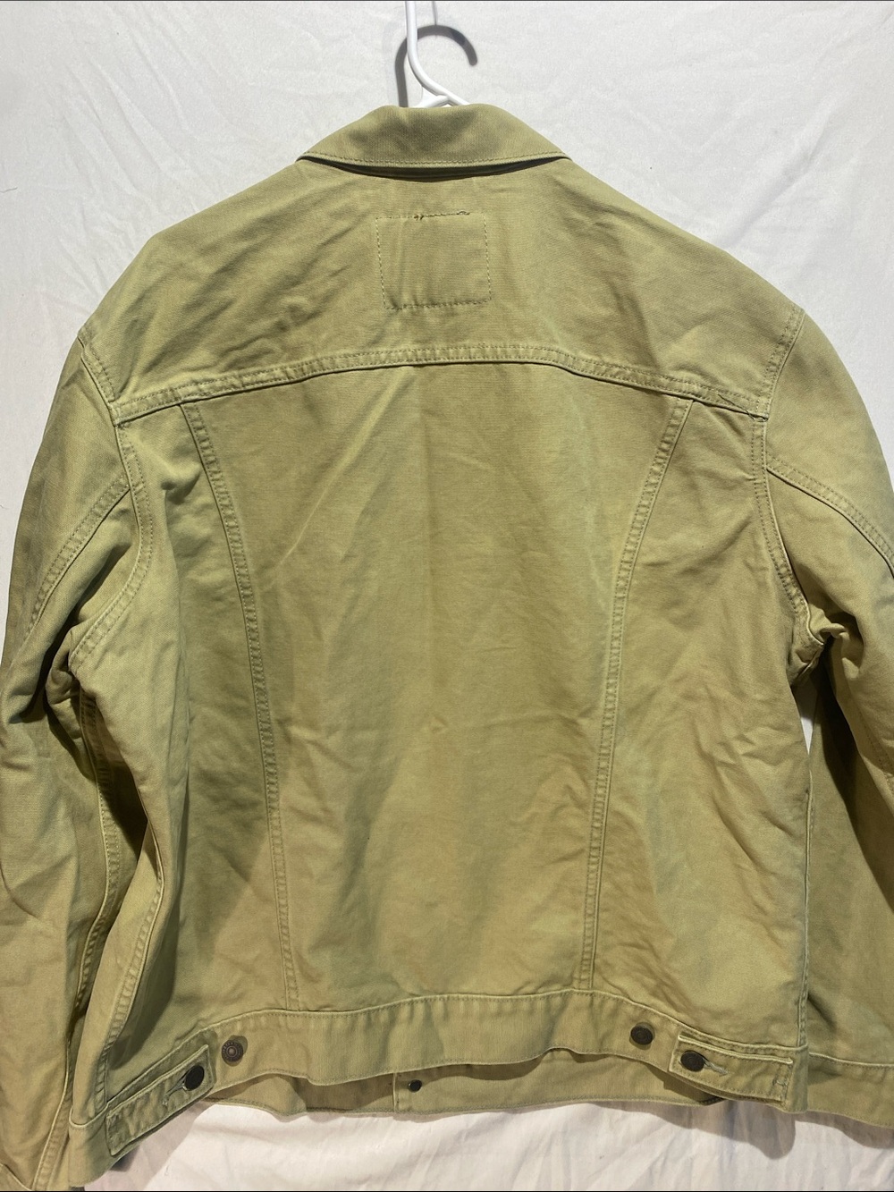 Levi's Men's Light Olive Truck Jacket - Picture 6 of 6
